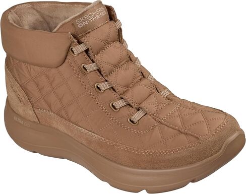 حذاء نسائي من Skechers سهل الارتداء بدون استخدام اليدين أثناء التنقل Encore مصنوع من النايلون المبطن Chugga للكاحل in Kuwait