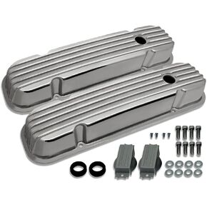 أغطية الصمامات الطويلة المصقولة من الألومنيوم مع فتحة تناسب بونتياك 326-455 1959-1979 in Kuwait