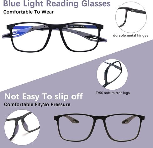 CLASAGA Progressive Multifocal Reading Glasses for Men Photochromic Gray Sunglasses Sports Style Blue Light Blocking Readers in Saudi Arabia