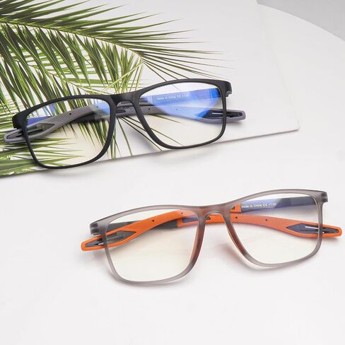 CLASAGA Progressive Multifocal Reading Glasses for Men Photochromic Gray Sunglasses Sports Style Blue Light Blocking Readers in Saudi Arabia