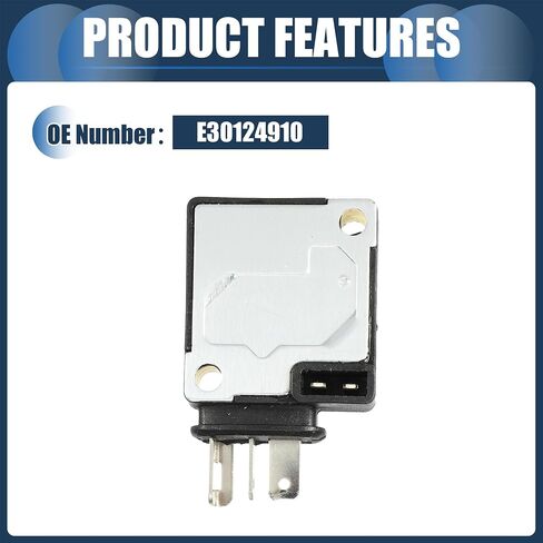 وحدة التحكم في الإشعال، وحدة التحكم في وحدة الإشعال الداخلية رقم E30124910 لمازدا RX4 RX5 RX-7 FB 12A 13B 1981-1985 ABS أسود، قطعتان in Saudi Arabia