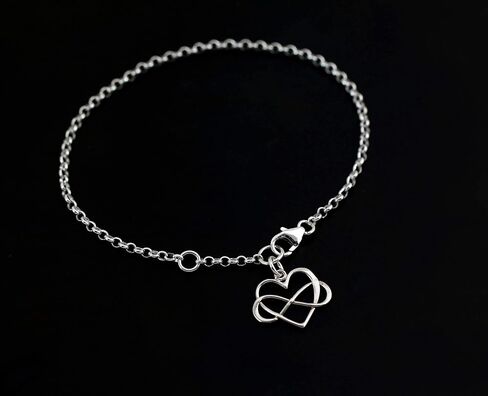 A Charmed Impression Unbiological Sister • Sterling Silver Bracelet for Women • Stepsister Gifts • Infinite Love Friendship • Infinity Heart Bracelet • Bonus Sister Bracelets for 2 3 in Saudi Arabia