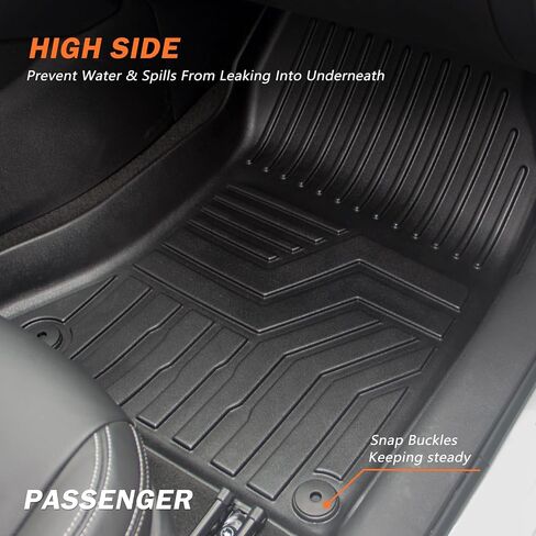 KUST Custom Fit Floor Mats for 2018-2023 2024 Nissan Kicks All Weather Floor Mat Liners Front & Rear Car Mats Black Non-Slip in Saudi Arabia