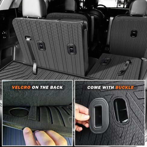 KUST Custom Fit Floor Mats for 2018-2023 2024 Nissan Kicks All Weather Floor Mat Liners Front & Rear Car Mats Black Non-Slip in Saudi Arabia