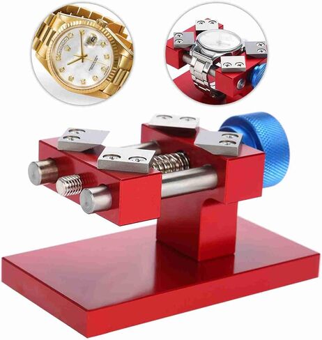 Ejoyous Watch Bezel Opener, Watch Bezel Remover Tool Workbench Back Case Opener Tool Watch Repair Tool for 38 to 40mm Diameter Watches Back Cover (Red or Silver) (Red) in Saudi Arabia