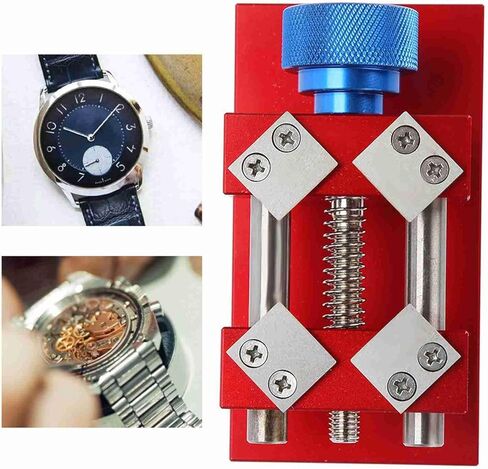 Ejoyous Watch Bezel Opener, Watch Bezel Remover Tool Workbench Back Case Opener Tool Watch Repair Tool for 38 to 40mm Diameter Watches Back Cover (Red or Silver) (Red) in Saudi Arabia