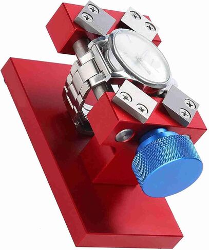 Ejoyous Watch Bezel Opener, Watch Bezel Remover Tool Workbench Back Case Opener Tool Watch Repair Tool for 38 to 40mm Diameter Watches Back Cover (Red or Silver) (Red) in Saudi Arabia