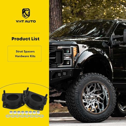 YHTAUTO 2.5 بوصة مجموعة رفع التسوية الأمامية المتوافقة مع دودج نيترو 2007-2012، جيب ليبرتي 2002-2012 KJ/KK، مجموعة تسوية تعليق الفواصل الفولاذية مع مجموعة أدوات مكونة من 2 in Saudi Arabia