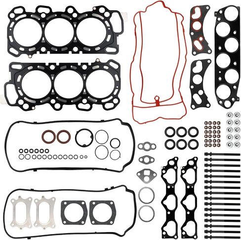 3.5L Engine Cylinder Head Gasket Set w/Bolts Kit Fits for Acura RDX TL TSX, Honda Accord Crosstour Odyssey Pilot Ridgeline 08-17 3.5L V6 OE HS26509PT ES71329-1 in Saudi Arabia
