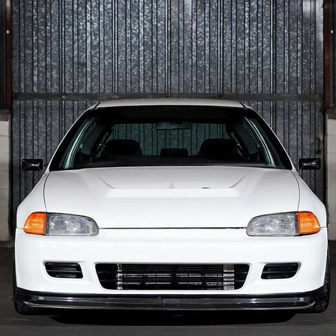 متوافق مع Honda Civic 2/3-Door EJ1 EJ2 EG3 EH2 EH3 زوج من مصابيح الإضاءة الزاوية - غطاء من الكروم in Kuwait
