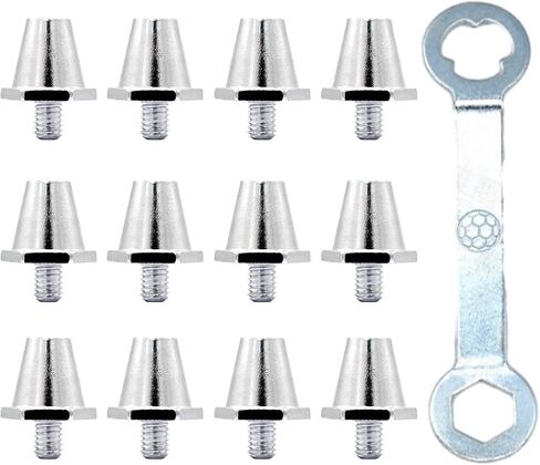 12Pcs Football Spikes Nails Screw Football Replacement Soccer Cleats for Women Man Boy and Girl Soccer Shoes in Saudi Arabia