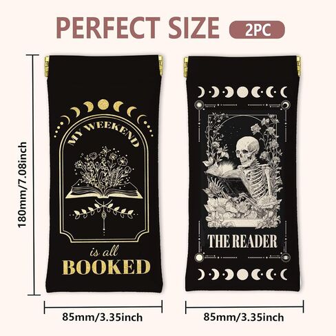 GLOBLELAND 2Pcs Halloween Soft Glasses Case for Sunglasses Watches Phones Makeup Brushes in Saudi Arabia