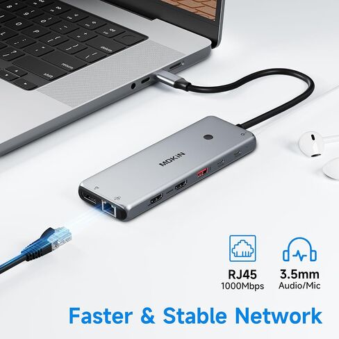 USB C to HDMI Multiport Adapter, Type-C Hub Thunderbolt 3 to HDMI 4K Output USB 3.0 Port and USB-C Charging Port, Digital AV Adapter for MacBook Pro/air, Galaxy S8/S9 in Saudi Arabia