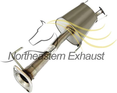 Northeastern Exhaust | Stainless Steel Muffler and Tailpipe Exhaust System Kit Compatible for Toyota 4 Runner 2005-2009 4.7L | Automotive Replacement Parts | Free Gaskets Included in Saudi Arabia