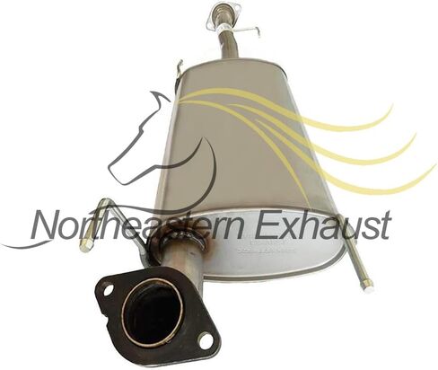 Northeastern Exhaust | Stainless Steel Muffler and Tailpipe Exhaust System Kit Compatible for Toyota 4 Runner 2005-2009 4.7L | Automotive Replacement Parts | Free Gaskets Included in Saudi Arabia