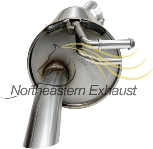 Northeastern Exhaust | Stainless Steel Exhaust Rear Muffler Compatible for 2004-2009 Toyota Prius 1.5L | Free Gasket and Spring Bolt Kit Included | Automotive Replacement Part in Saudi Arabia