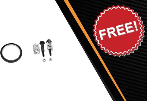 Northeastern Exhaust | Stainless Steel Exhaust Rear Muffler Compatible for 2004-2009 Toyota Prius 1.5L | Free Gasket and Spring Bolt Kit Included | Automotive Replacement Part in Saudi Arabia