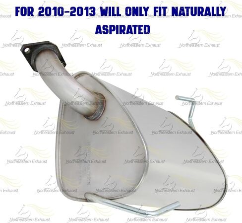 Exhaust Rear Muffler Compatible for 2010-2019 Subaru Legacy 2.5L | Stainless Steel | Northeastern Exhaust | Free Gasket Included | Automotive Replacement Part | Direct-Fit in Saudi Arabia