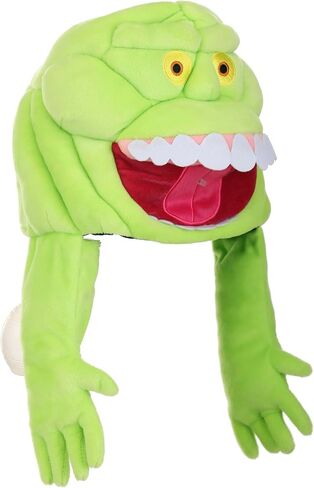 قبعة زي لعبة Slimer Sprazy للبالغين - قبعة قطيفة لرش الماء مع مقاس قابل للتعديل، مرخصة رسميًا in Saudi Arabia