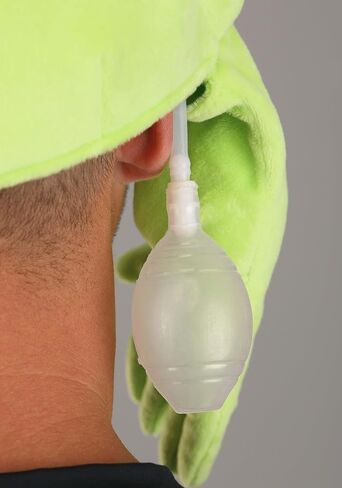 قبعة زي لعبة Slimer Sprazy للبالغين - قبعة قطيفة لرش الماء مع مقاس قابل للتعديل، مرخصة رسميًا in Saudi Arabia