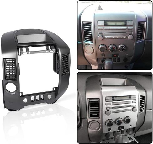 LQI Center Dashboard Cover Dash Panel W/Speaker Bezel, Compatible with Nissan Titan SE LE 2004-2006/Fit Nissan Armada SE LE 2005-2006/ Nissan Pathfinder 2004, Gray in Saudi Arabia