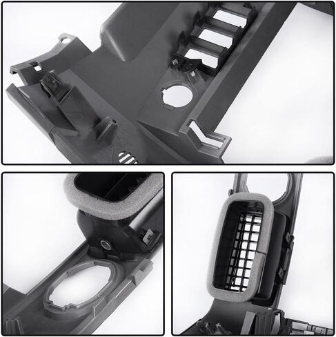 LQI Center Dashboard Cover Dash Panel W/Speaker Bezel, Compatible with Nissan Titan SE LE 2004-2006/Fit Nissan Armada SE LE 2005-2006/ Nissan Pathfinder 2004, Gray in Saudi Arabia