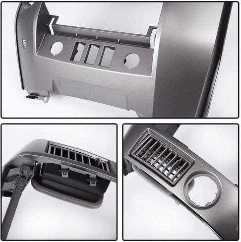 LQI Center Dashboard Cover Dash Panel W/Speaker Bezel, Compatible with Nissan Titan SE LE 2004-2006/Fit Nissan Armada SE LE 2005-2006/ Nissan Pathfinder 2004, Gray in Saudi Arabia