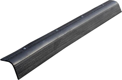 واقي كبح، واقي كبح خرساني بطول 90 بوصة للارتفاعات 2 بوصة - 6 بوصة، بلاستيك بولي إيثيلين سميك متين 1/4 بوصة، تركيب بمسمار (أسود) in Kuwait