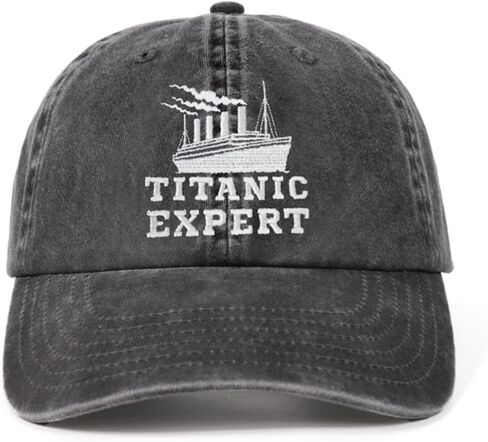 InnoBeta Titanic Gifts for Titanic Lover, Embroidered Cap Stable Hat Gifts Accessory for Birthday & Christmas Grey in Saudi Arabia