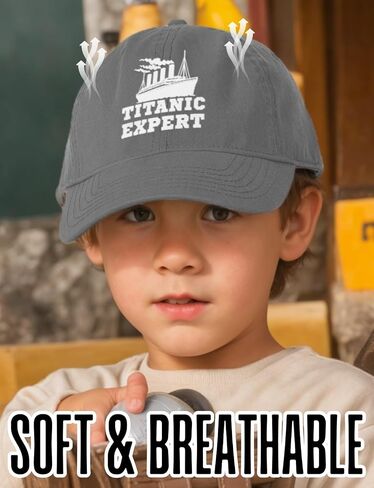 InnoBeta Titanic Gifts for Titanic Lover, Embroidered Cap Stable Hat Gifts Accessory for Birthday & Christmas Grey in Saudi Arabia