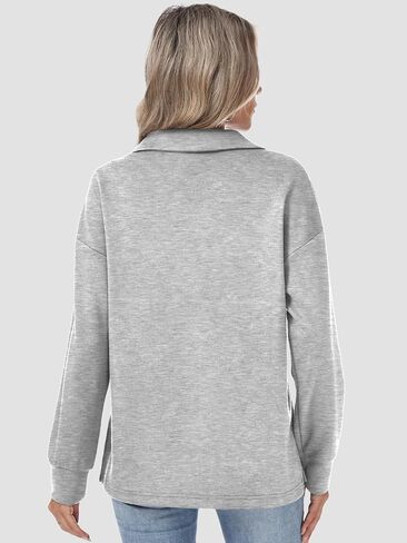 Womens Sweatshirts Airlayer Tunic Tops Long Sleeve Hoodies V Neck Loose Pullover Sweaters 2025 Fall Fashion Outfits in Saudi Arabia