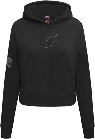 Womens NBA Classic Brushed Back French Terry Cropped Pullover Hoodie in Saudi Arabia