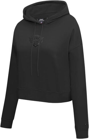 Womens NBA Classic Brushed Back French Terry Cropped Pullover Hoodie in Saudi Arabia