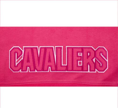 Womens NBA Classic Triple Pink Cropped Pullover Hoodie in Saudi Arabia