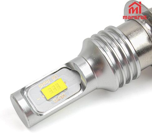 2 قطعة لمبة أمامية LED تناسب Yamaha Kodiak 450 4x4 YFM450 YFM400 2003-2020، ملحقات مصابيح الضباب LED، H6 H6M P15D 12-24V حجم صغير، لرينو 660 700 دراجة نارية ATV، ترقية السطوع 6000K أبيض in Saudi Arabia