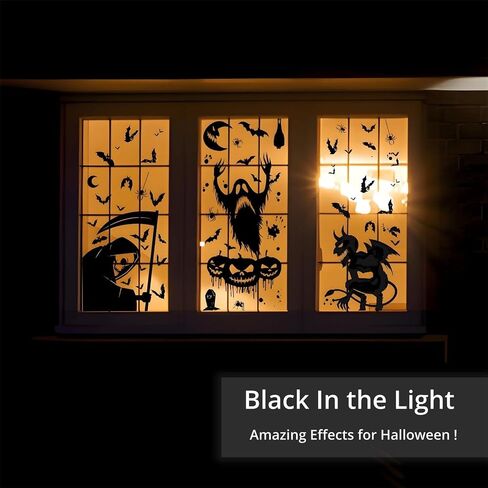 Halloween Decorations Window Clings, Halloween Window Silhouette, Stickers, 2025 in Saudi Arabia