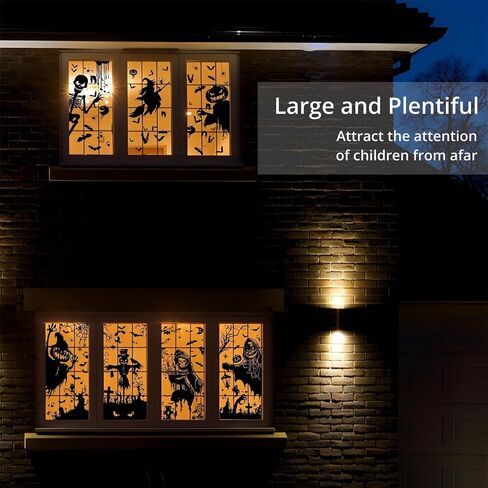 Halloween Decorations Window Clings, Halloween Window Silhouette, Stickers, 2025 in Saudi Arabia