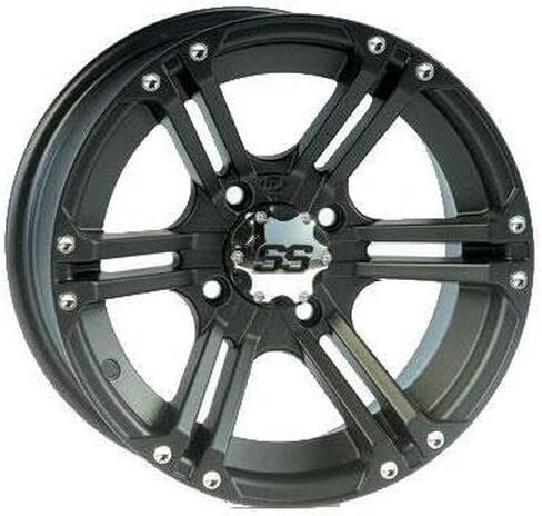 ITP Tires SS212 Wheel - 14x8 - 5+3 Offset - 4/156 - Black , Wheel Rim Size: 14x8, Rim Offset: 5+3, Color: Black, Bolt Pattern: 4/156, Position: Rear in Saudi Arabia
