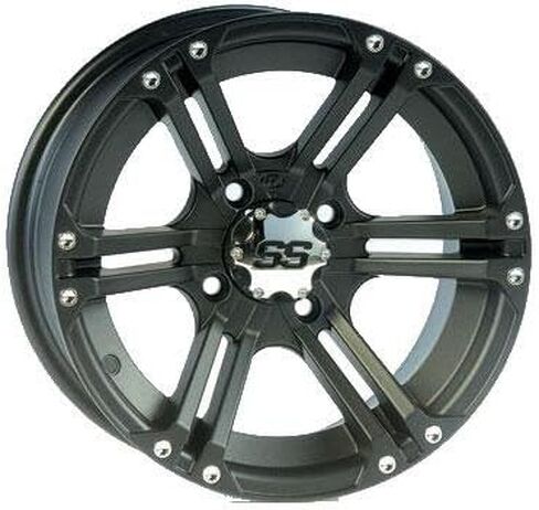 ITP Tires SS212 Wheel - 14x8 - 5+3 Offset - 4/156 - Black , Wheel Rim Size: 14x8, Rim Offset: 5+3, Color: Black, Bolt Pattern: 4/156, Position: Rear in Saudi Arabia