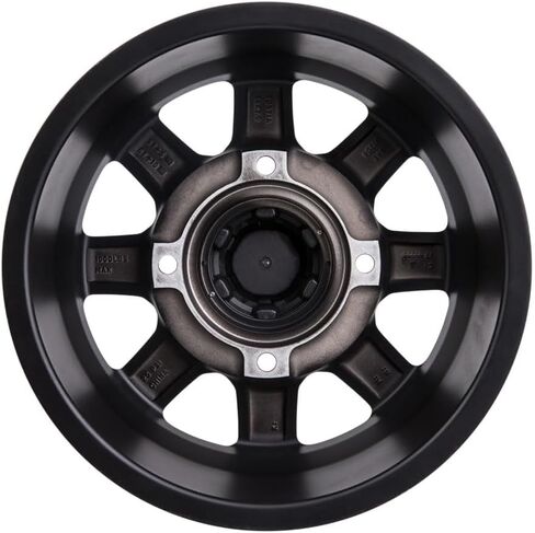 4/156 Tusk Cascade Wheel 12x7 4.0 + 3.0 Matte Black For Polaris RANGER 800 XP 2010-2012 in Saudi Arabia