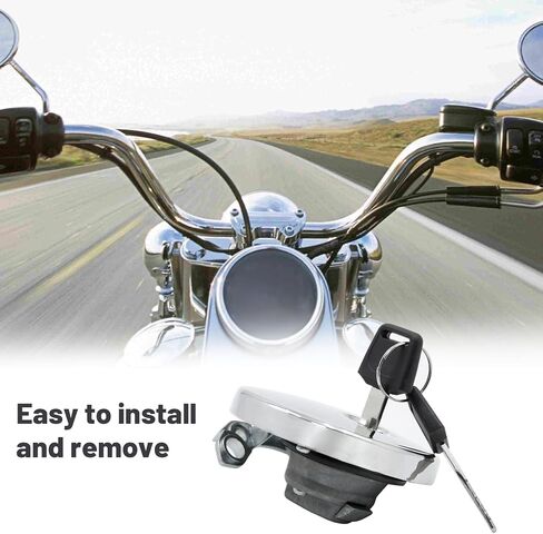 51049-1103 مفاتيح غطاء خزان الوقود، بديل لـ Kawasaki EJ800 W800 Cafe 2019-2023 بديل لـ Kawasaki VN2000 Classic 2006-2010، يستبدل 51049-1132 in Saudi Arabia