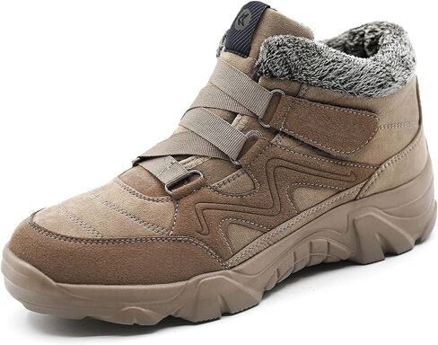 TBBY Men's Slip On Walking Sneakers Comfortable Hiking Fashion high top Boots in Saudi Arabia