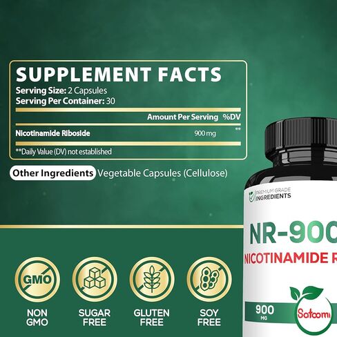 Satoomi 8in1 NMNH - NMN Supplement Alternative - NAD Supplement to Support NAD+ Levels Added Fisetin, Resveratrol, Quercetin, Turmeric, Berberine, Vitamin D3 & C - 60 Count for 30 Days in Saudi Arabia
