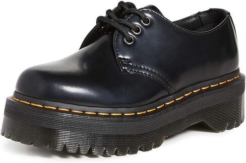 Dr. Martens 8053 Quad - Shoes for Women - Leather Upper - Padded Collar - PVC Midsole - Air-cushioned Outsole Vintage Taupe UK 5 (US Men's 6, Women's 7) Medium in Saudi Arabia