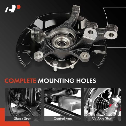 A-Premium Front Left Steering Knuckle & Wheel Bearing Hub Assembly Compatible with Toyota Prius C 2012-2019, Driver Side in Saudi Arabia