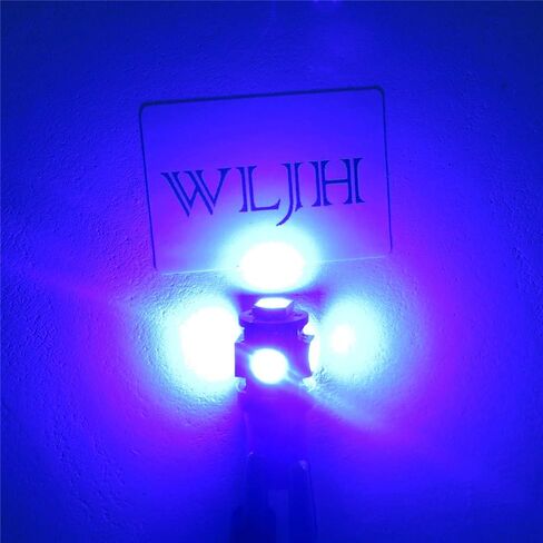 WLJH 10 حزمة قاعدة الدوائر المطبوعة T10 194 168 مصباح LED PC194 PC195 PC160 PC161 PC168 لوحة قياس لوحة القيادة لوحة القيادة السيارات متعددة الأغراض لمبة الضوء الأزرق in Kuwait