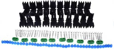 For 10Pcs Weather Pack 2 Pin Sealed Connector Plug Kit Universal 12015792 12010973 in Saudi Arabia