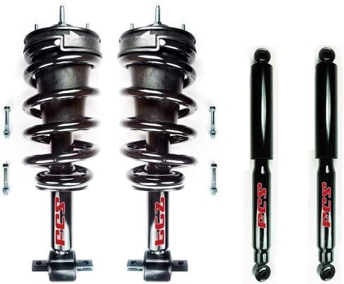FCS Front Struts & Coil Springs Rear Shocks Kit For Chevy Avalanche Tahoe Yukon in Saudi Arabia