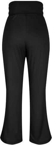 Women's Fleece Lined Leggings Winter Thermal Warm Bootcut Flare Legging High Waisted Soft Yoga Pants with Pockets in Saudi Arabia