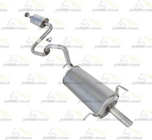 طقم عادم مرنان وكاتم للصوت متوافق مع 2007-2012 Nissan Sentra 2.0L | ستانلس ستيل | العادم الشمالي الشرقي | تتضمن مجموعة الحشايا والشماعات والمشابك ومجموعة البراغي الزنبركية مجانًا | تناسب مباشر in Saudi Arabia
